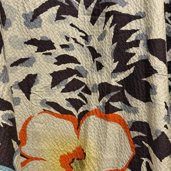 HD in Paris Floral Dress with Cream and Orange Accents - Picture 2 of 9